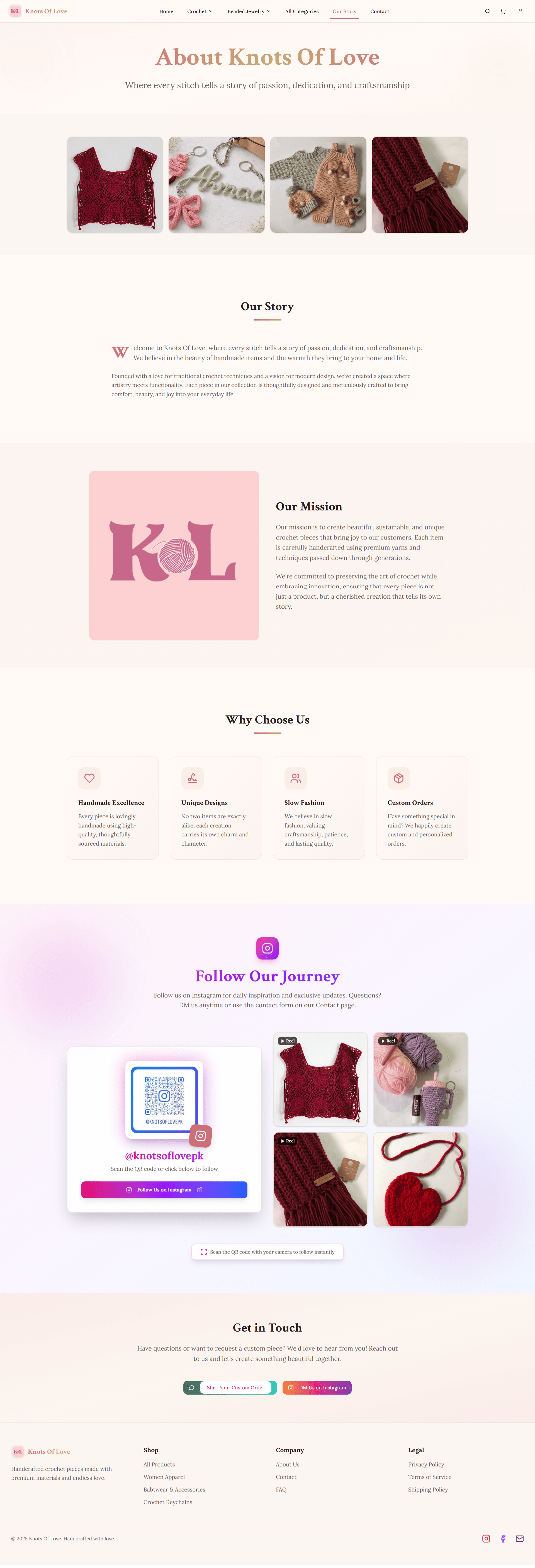 Knots of Love (KOL) – Handmade Crochet Store full page 2