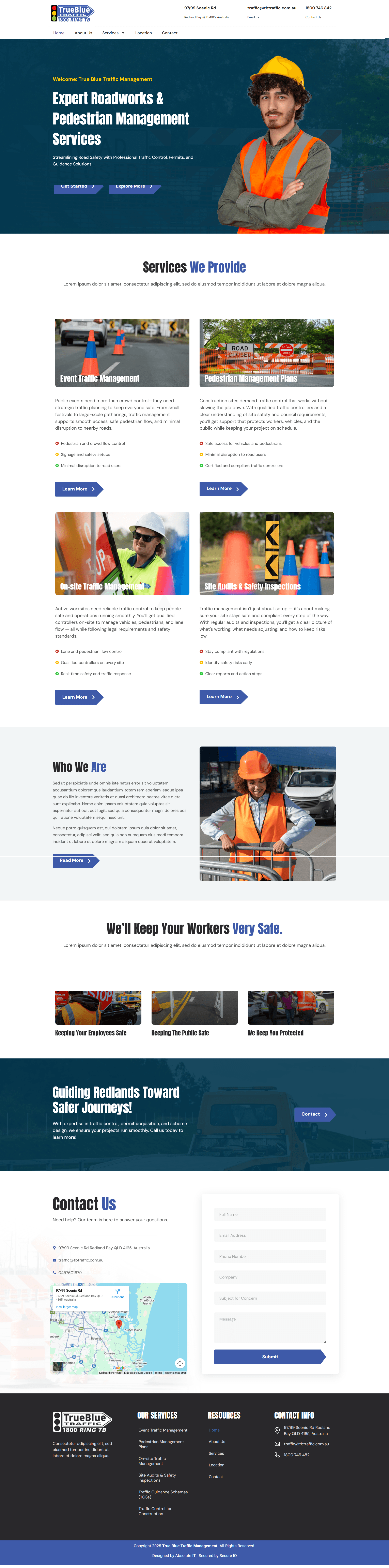 TrueBlue Traffic full page 1