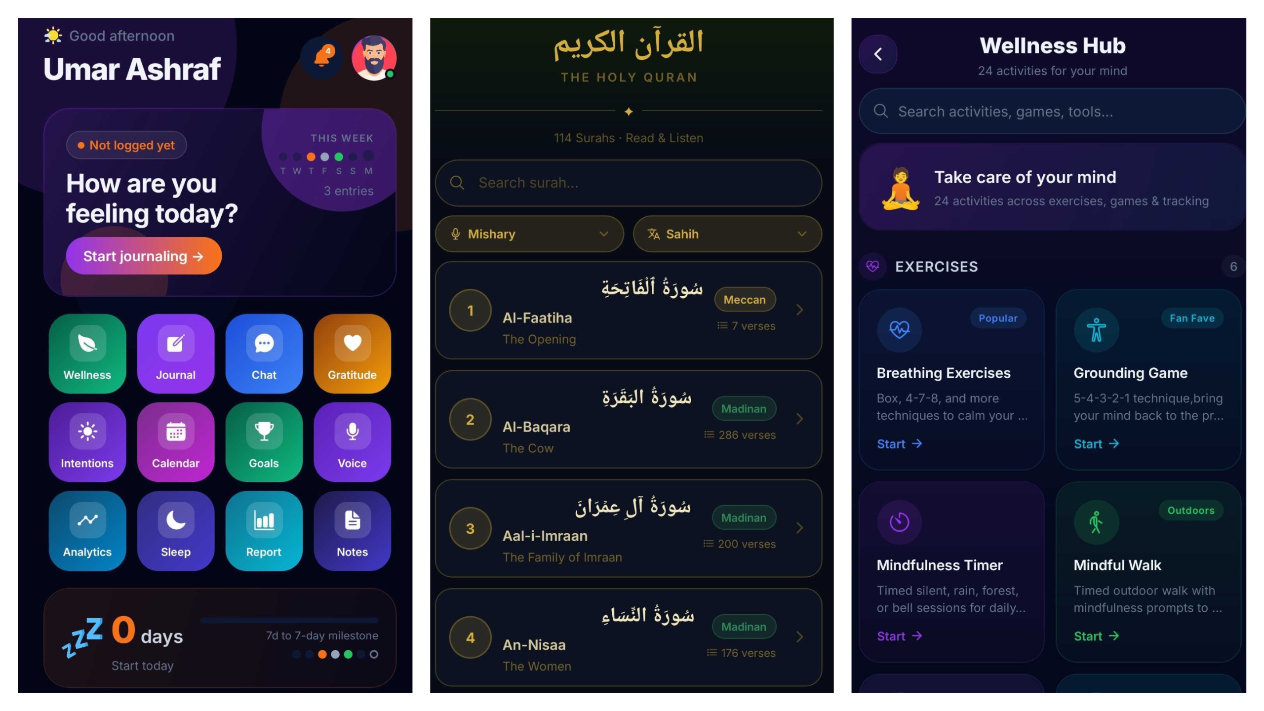 Mindflow Sync - AI-Powered Mental Wellness App full page 1